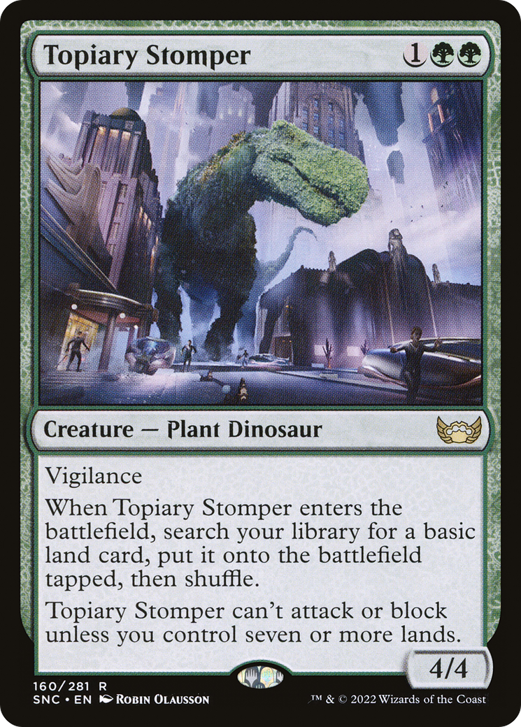 Topiary Stomper (SNC-160) (Foil)