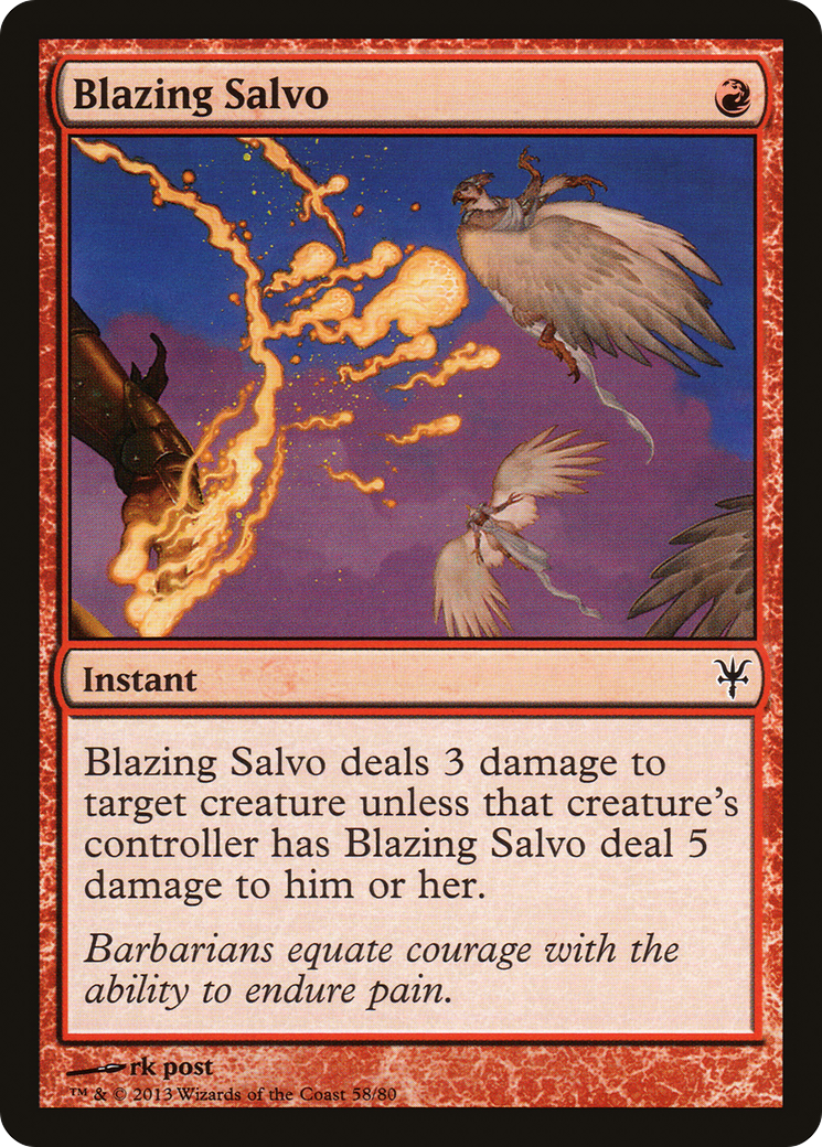 Blazing Salvo (DDK-058)