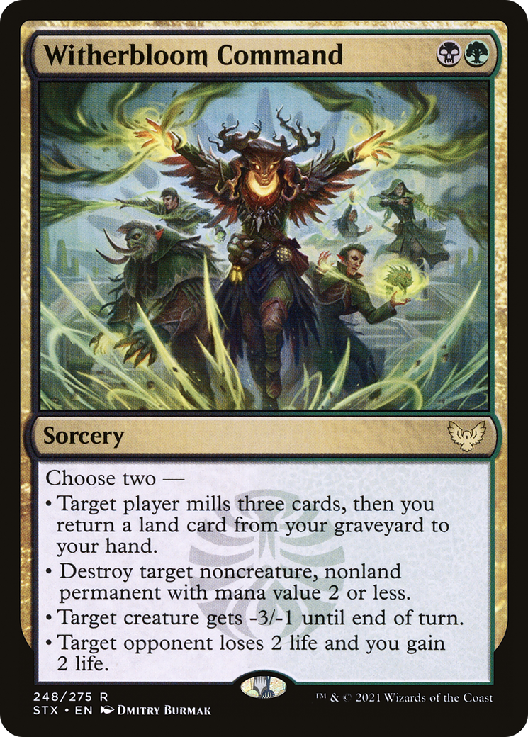 Witherbloom Command (STX-248) (Foil)