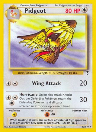 Pidgeot (LC-033) (Reverse Holofoil)