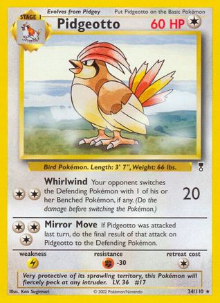 Pidgeotto (LC-034) (Reverse Holofoil)