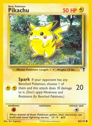 Pikachu (LC-086) (Reverse Holofoil)