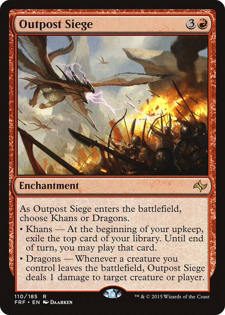 Outpost Siege (FRF-110) (Foil)