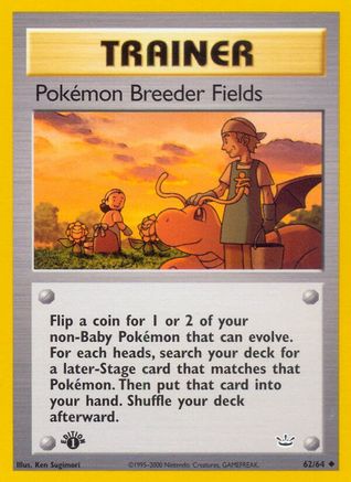 Pokemon Breeder Fields (N3-062) (Unlimited)