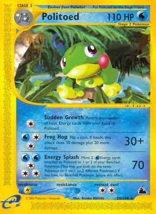 Politoed (25) (SK-025) (Reverse Holofoil)