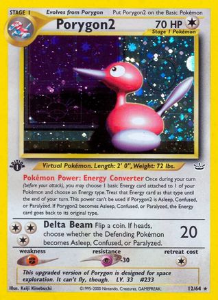 Porygon2 (N3-012) (Unlimited Holofoil)