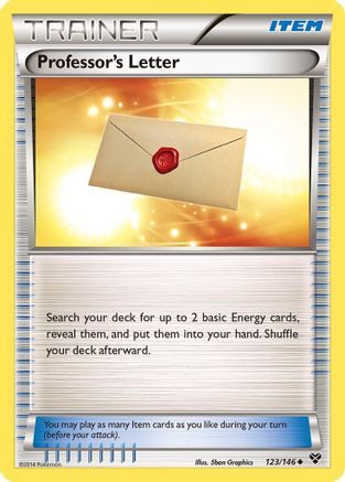 Professor's Letter (XY-123)