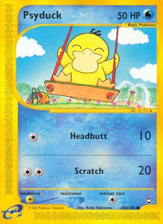 Psyduck (AQ-104) (Reverse Holofoil)