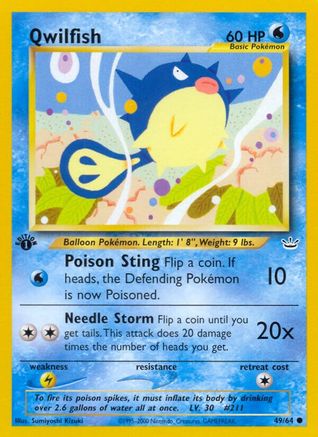Qwilfish (N3-049) (1st Edition)