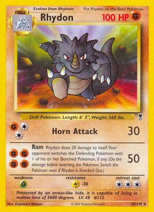 Rhydon (LC-035) (Reverse Holofoil)