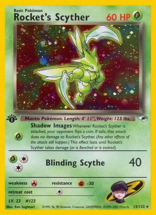 Rocket's Scyther (G1-013) (Unlimited Holofoil)