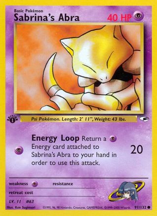 Sabrina's Abra (G1-091) (1st Edition)