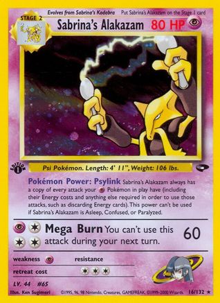 Sabrina's Alakazam (G2-016) (Unlimited Holofoil)