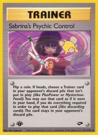 Sabrina's Psychic Control (G2-121) (Unlimited)