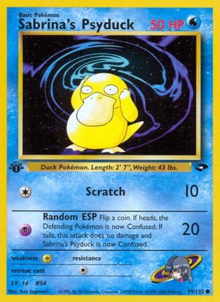 Sabrina's Psyduck (G2-099) (1st Edition)