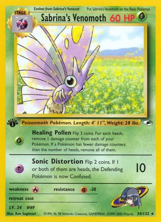 Sabrina's Venomoth (G1-034) (Unlimited)