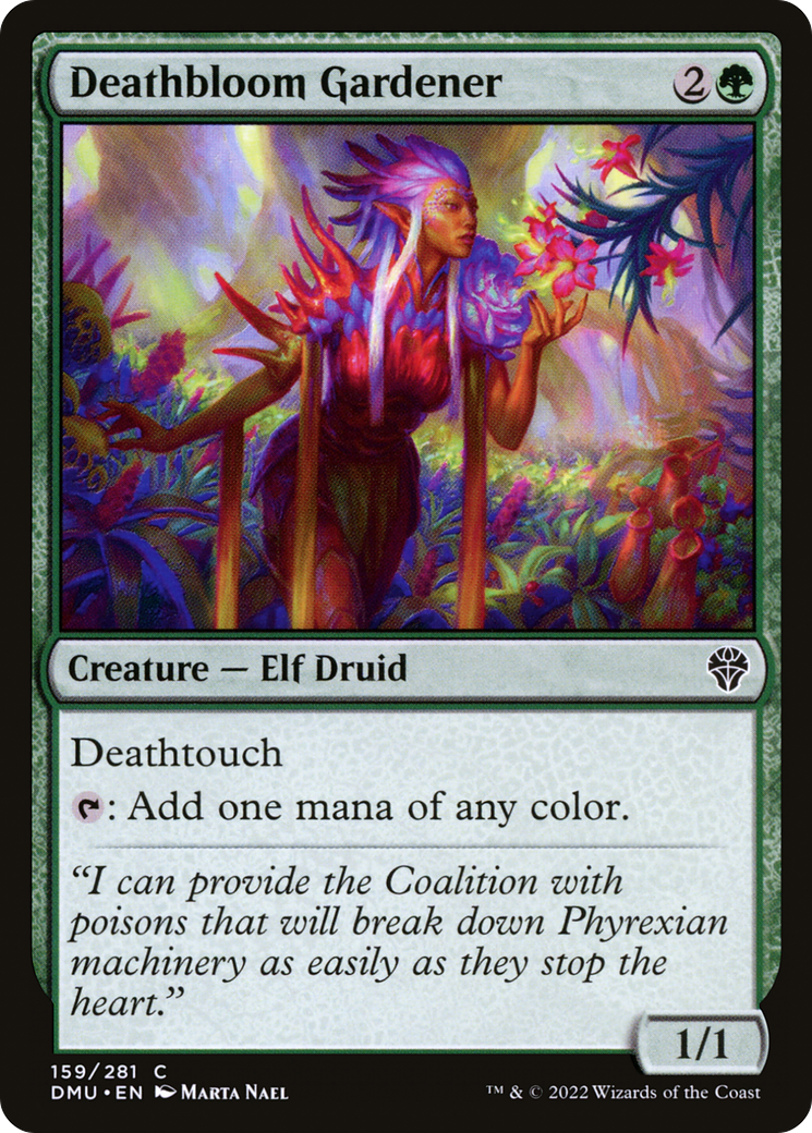 Deathbloom Gardener (DMU-159) (Foil)