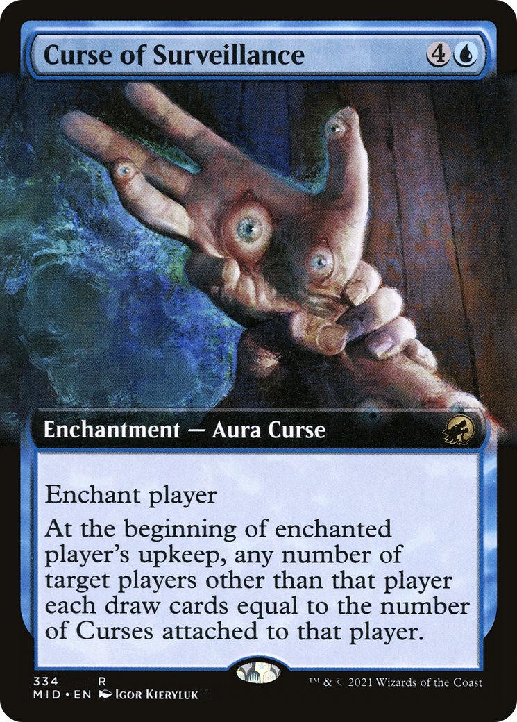 Curse of Surveillance (MID-334) (Extended Art) (Foil)