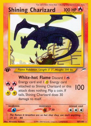 Shining Charizard (N4-107) (Unlimited Holofoil)