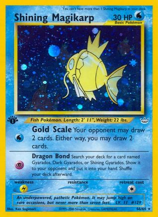 Shining Magikarp (N3-066) (1st Edition Holofoil)