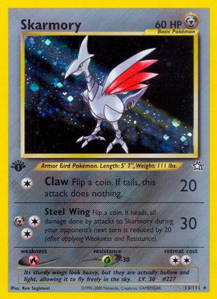 Skarmory (N1-013) (1st Edition Holofoil)