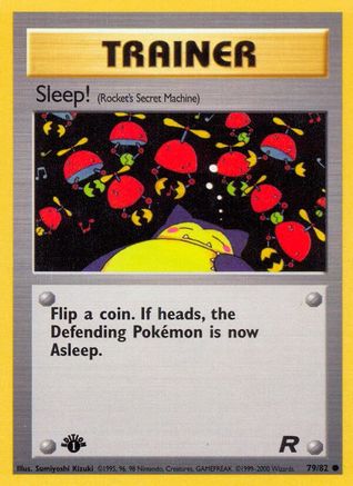 Sleep! (Rocket's Secret Machine) (TR-079) (Unlimited)