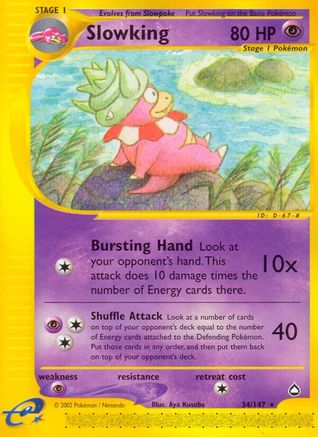 Slowking (AQ-034) (Reverse Holofoil)