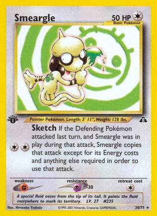 Smeargle (30) (N2-030) (1st Edition)