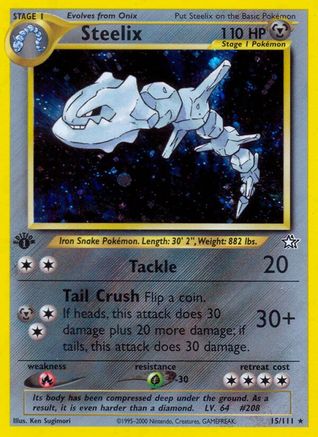 Steelix (N1-015) (1st Edition Holofoil)