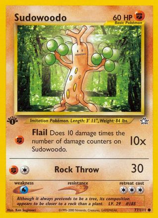 Sudowoodo (N1-077) (1st Edition)