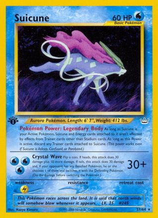 Suicune (27) (N3-027) (Unlimited)