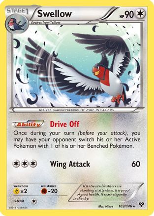 Swellow (XY-103) (Reverse Holofoil)