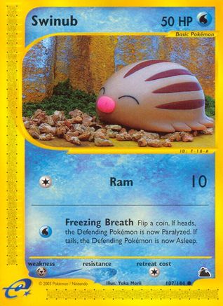 Swinub (107) (SK-107) (Reverse Holofoil)