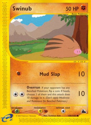 Swinub (108) (SK-108) (Reverse Holofoil)