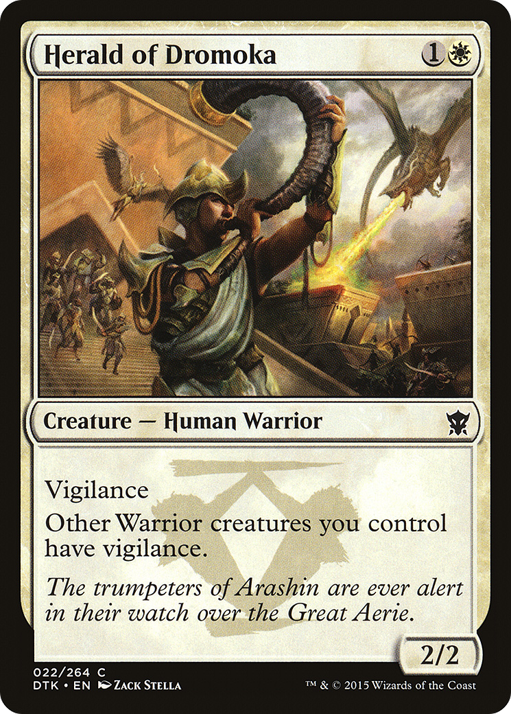 Herald of Dromoka (DTK-022) (Foil)