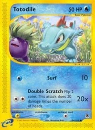 Totodile (134) (EX-134) (Reverse Holofoil)