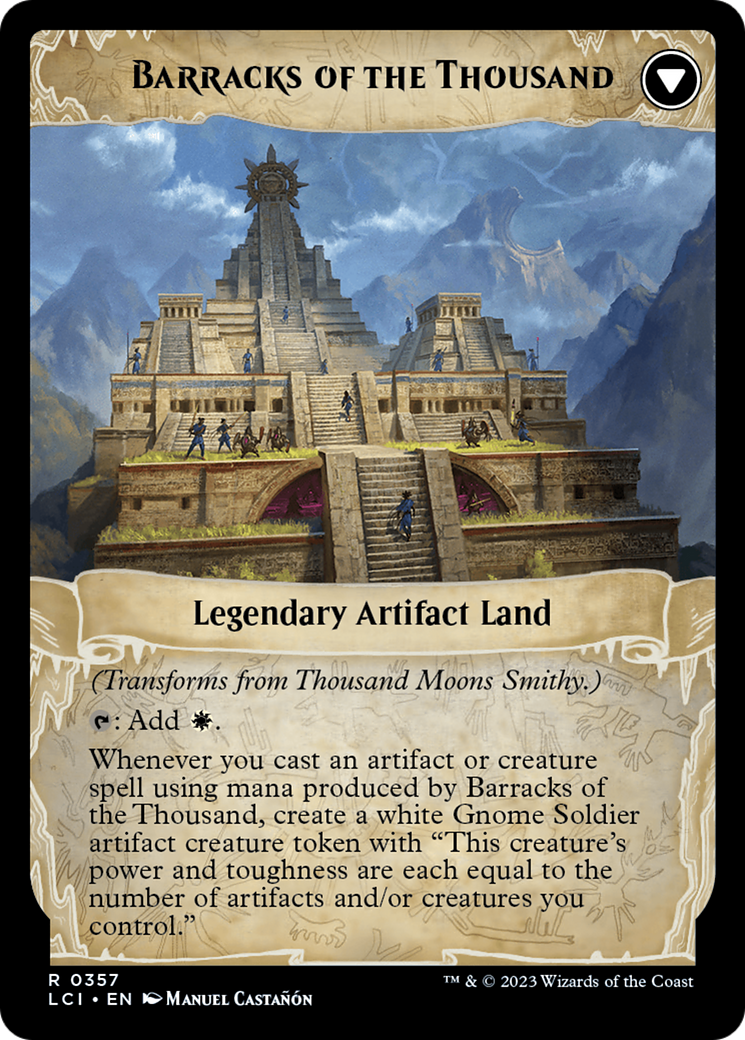 Thousand Moons Smithy // Barracks of the Thousand (LCI-357) (Extended Art)