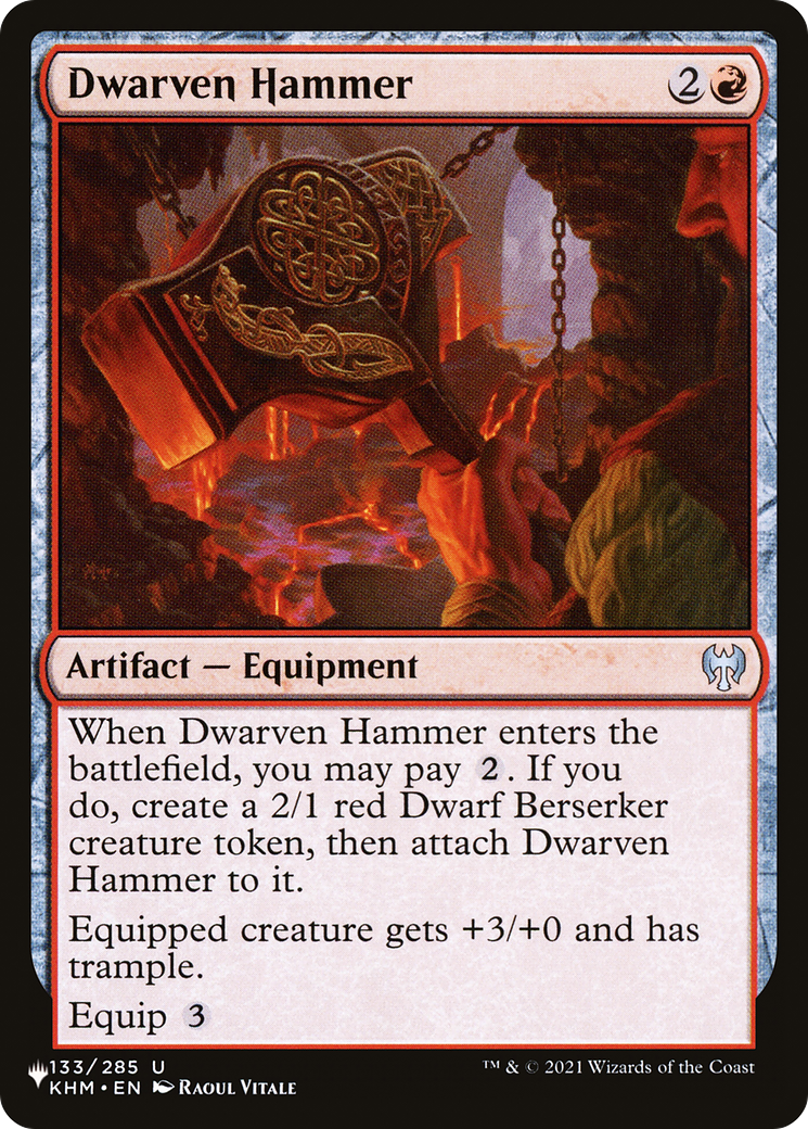 Dwarven Hammer (LIST-KHM-133)