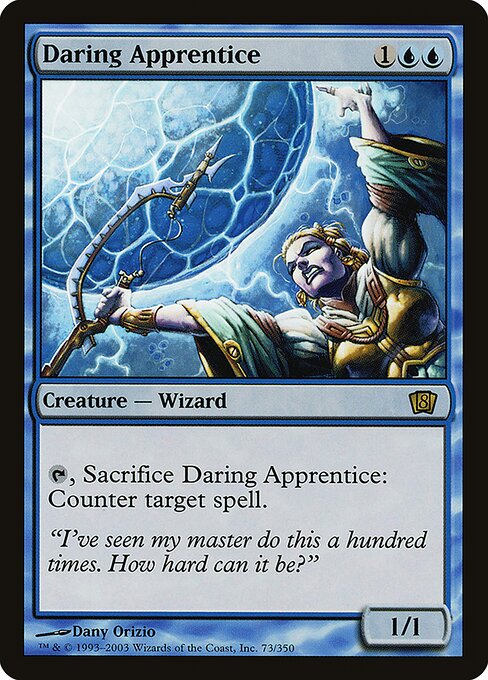 Daring Apprentice (8ED-073★) (Foil)