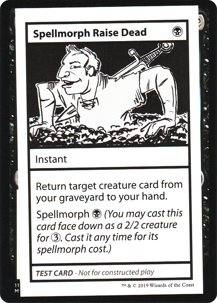 Spellmorph Raise Dead (No PW Symbol) (CMB2-)