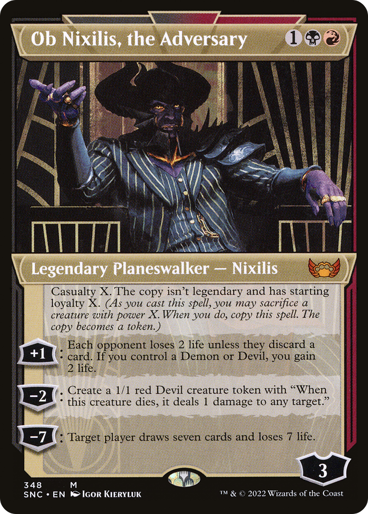 Ob Nixilis, the Adversary (SNC-348) (Showcase)