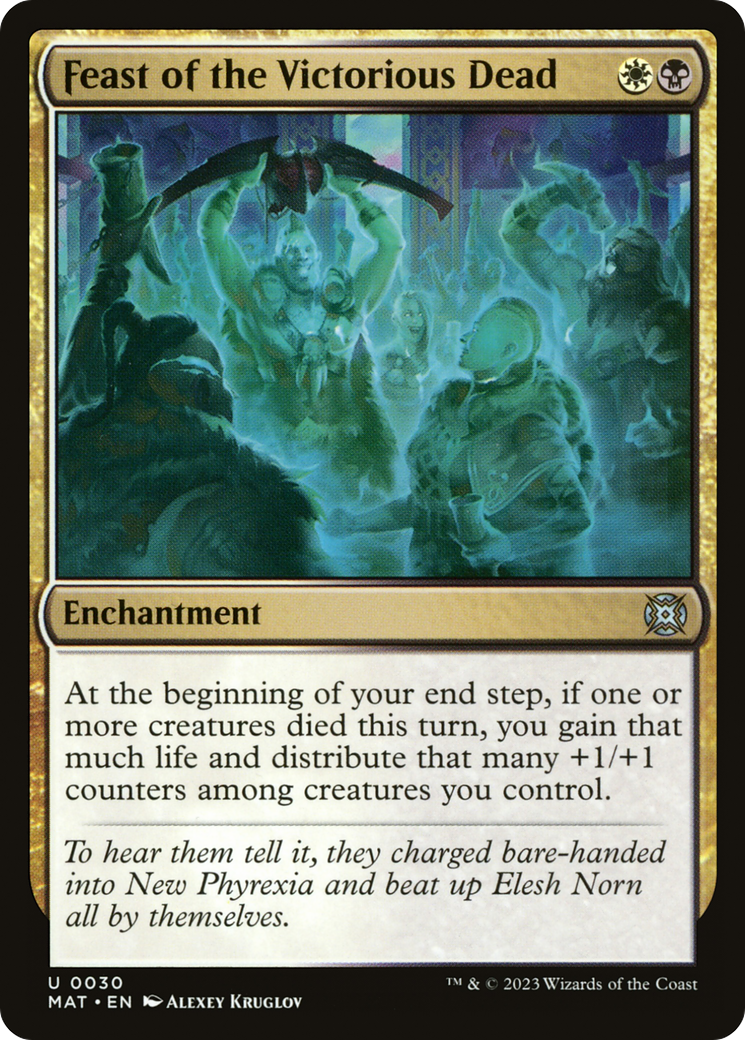 Feast of the Victorious Dead (MAT-030) (Foil)