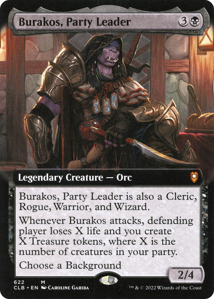 Burakos, Party Leader (CLB-622) (Extended Art) (Foil)