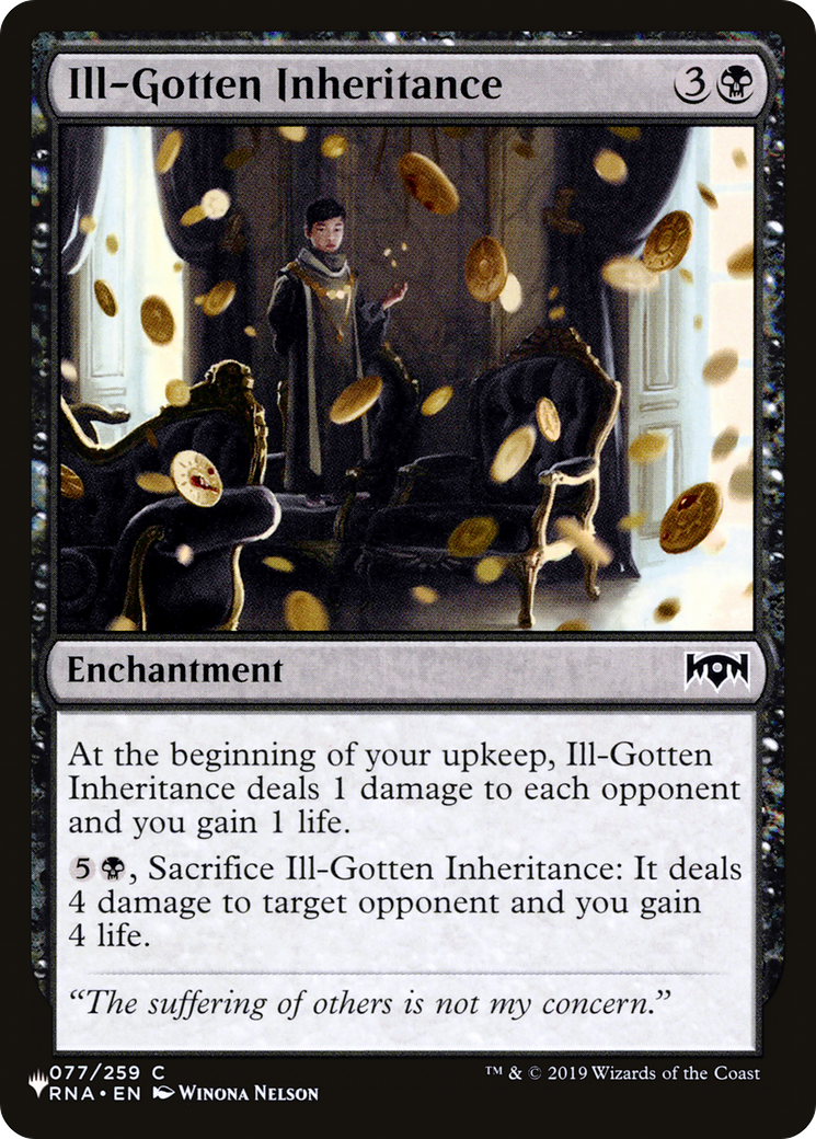 Ill-Gotten Inheritance (LIST-RNA-77)