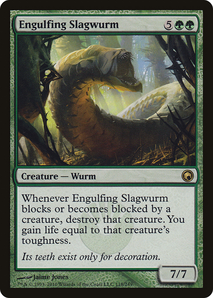 Engulfing Slagwurm (SOM-118) (Foil)