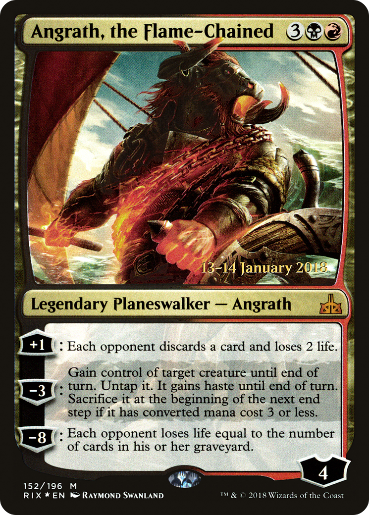 Angrath, the Flame-Chained (PRE-152S) (Foil)
