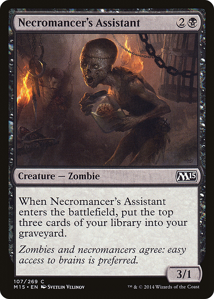Necromancer's Assistant (M15-107) (Foil)