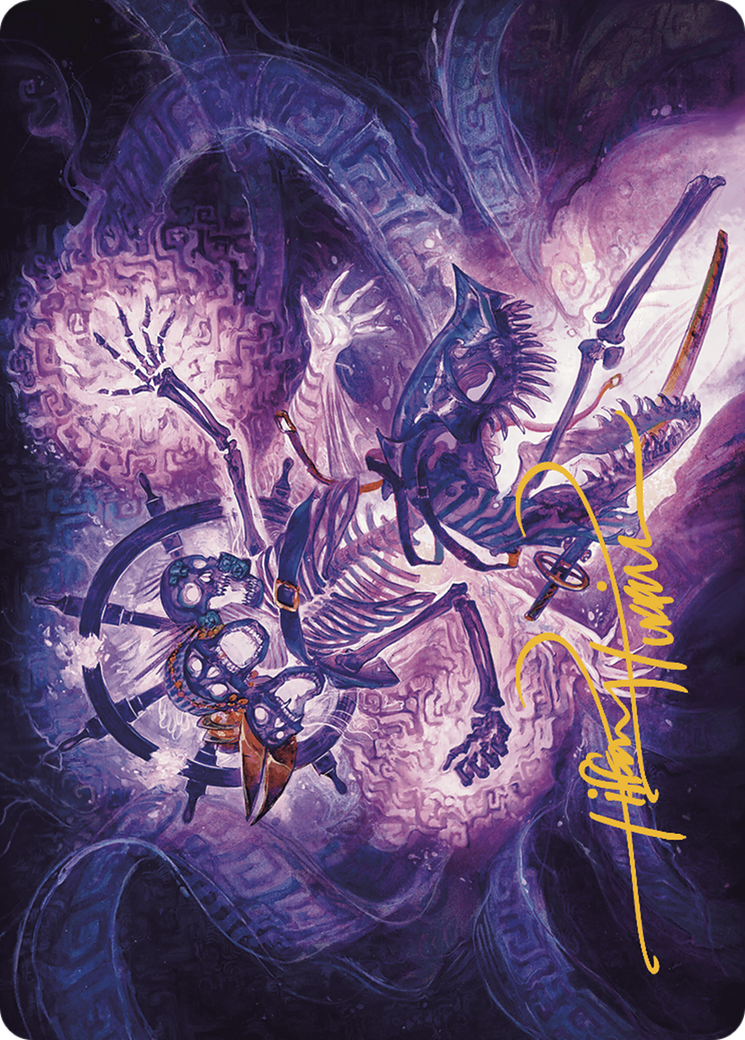 The Grim Captain Art Card (ALCI-041) (Gold-Stamped Signature)