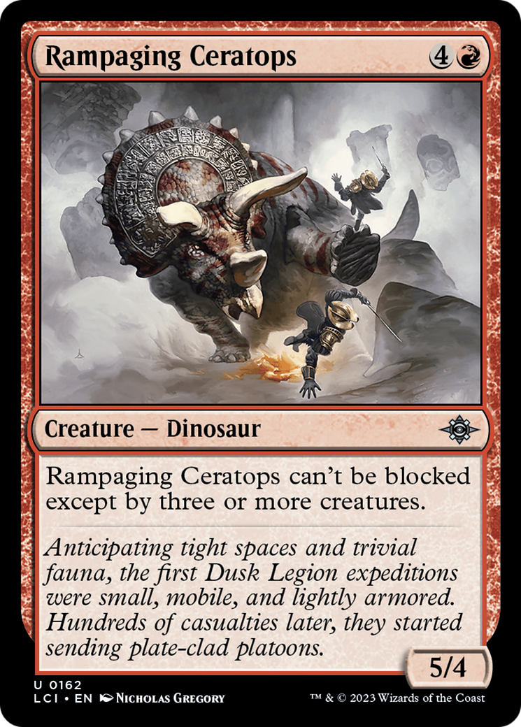 Rampaging Ceratops (LCI-162) (Foil)