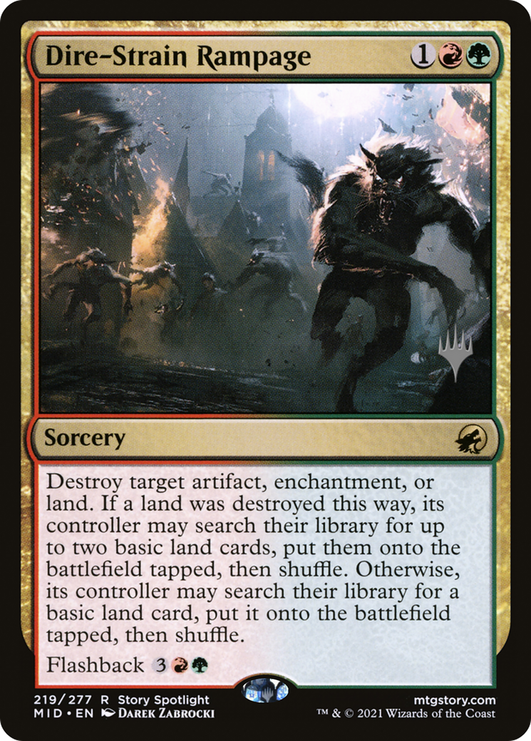 Dire-Strain Rampage (PPMID-219P) (Foil)